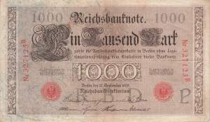 1000 Mark 1909 P/B ro.39